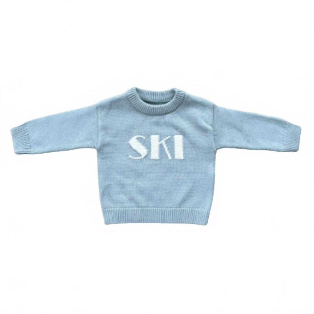 NEW BABYSPROUTS kid' ski knit sweater in blue